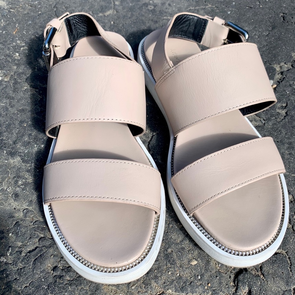 &Other stories cream nude strap sandals
